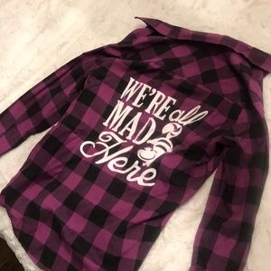 Alice in wonderland flannel